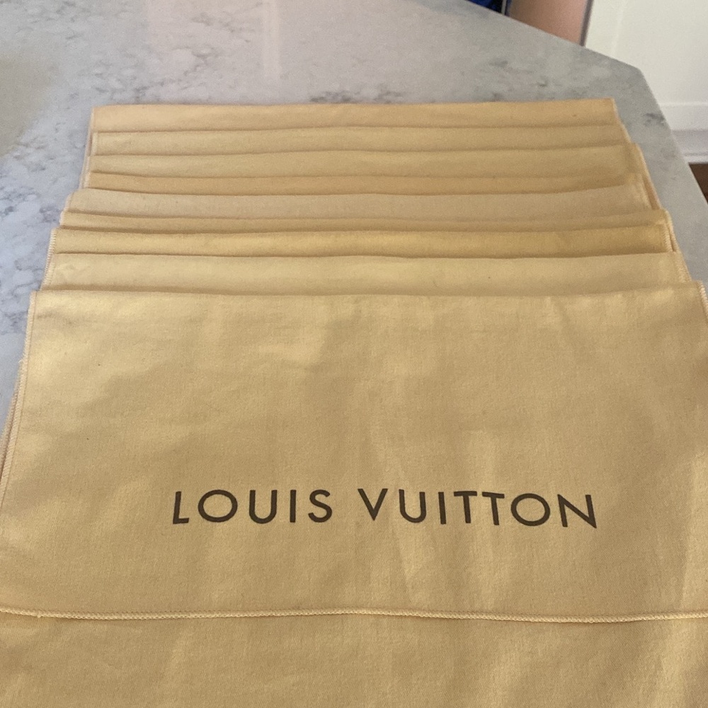 Louis Vuitton Dust Bag 14.75”x10” ONE PIECE. ONLY 2 LEFT - OLD STYLE
